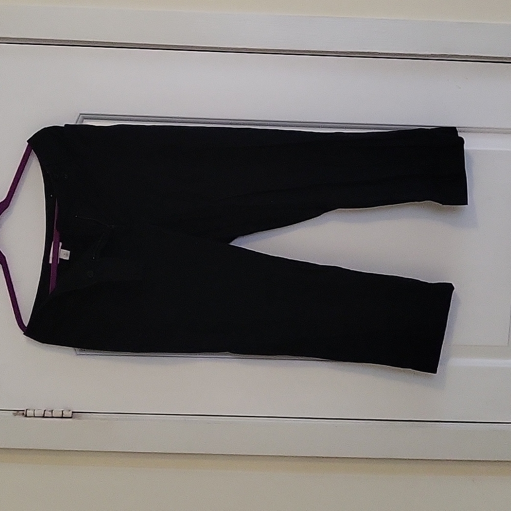 Ann Taylor Loft, Size 10, Black, Capris